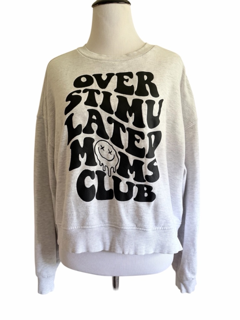 Divided by H&M medium Overstimulated Moms Club Sweatshirt